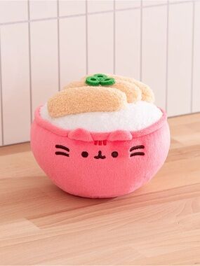 Pusheen Katsu Rice Bowl Plush
